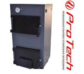 Котел твердопаливний Protech TT-30 D на дровах тривалого горіння