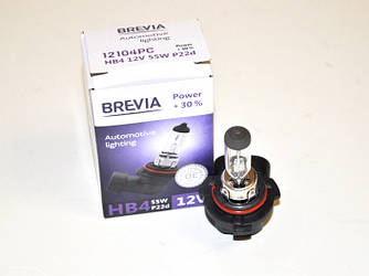 Лампа галогенна Brevia HB4 Power +30% (12104PC)