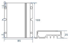 Контролер заряду Lumiax SMR2012-DCN5, 20 А, 12/24V, фото 2