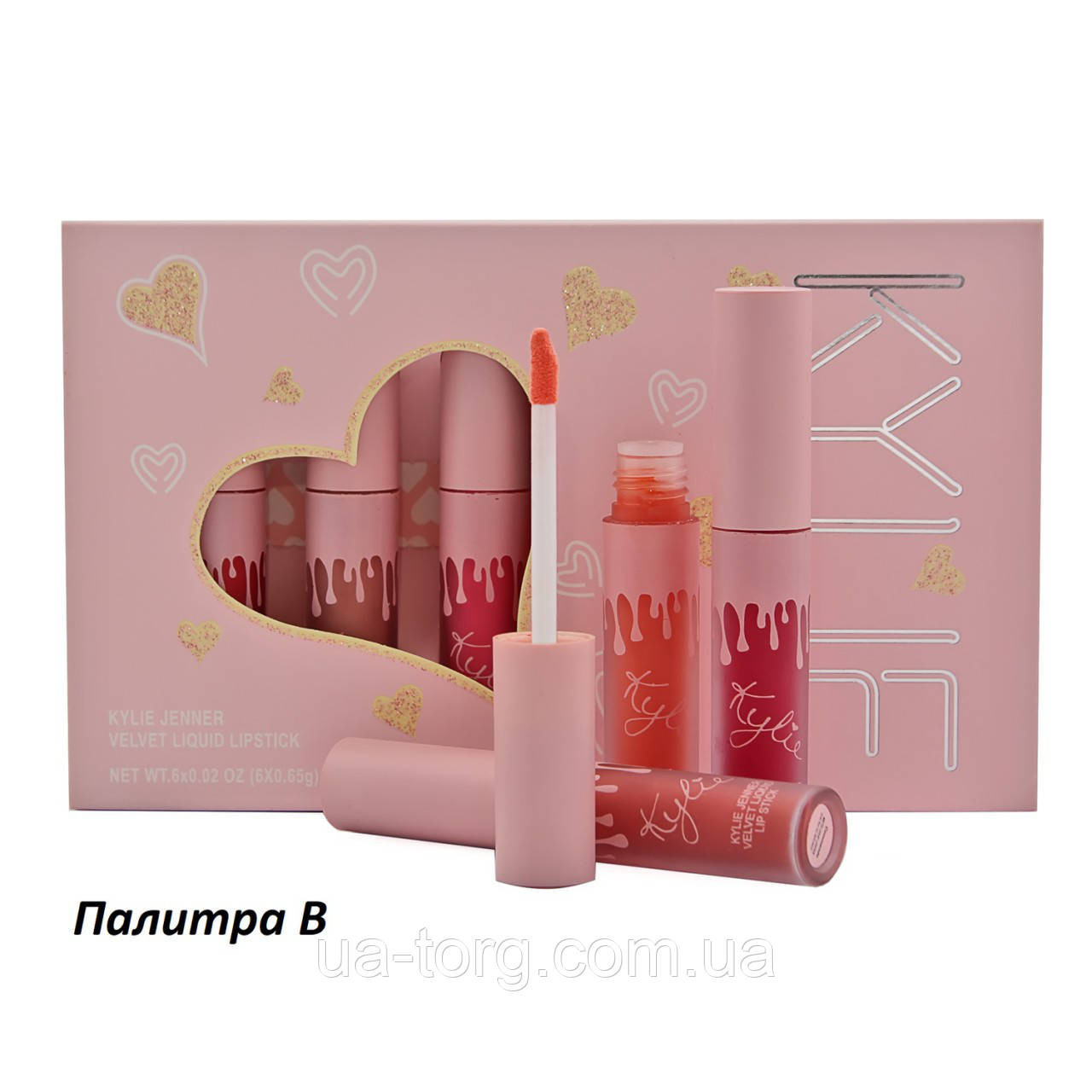 Набор жидких помад Kylie Jenner Matte Liquid Lipstick 6 в 1 - фото 1 - id-p587159486