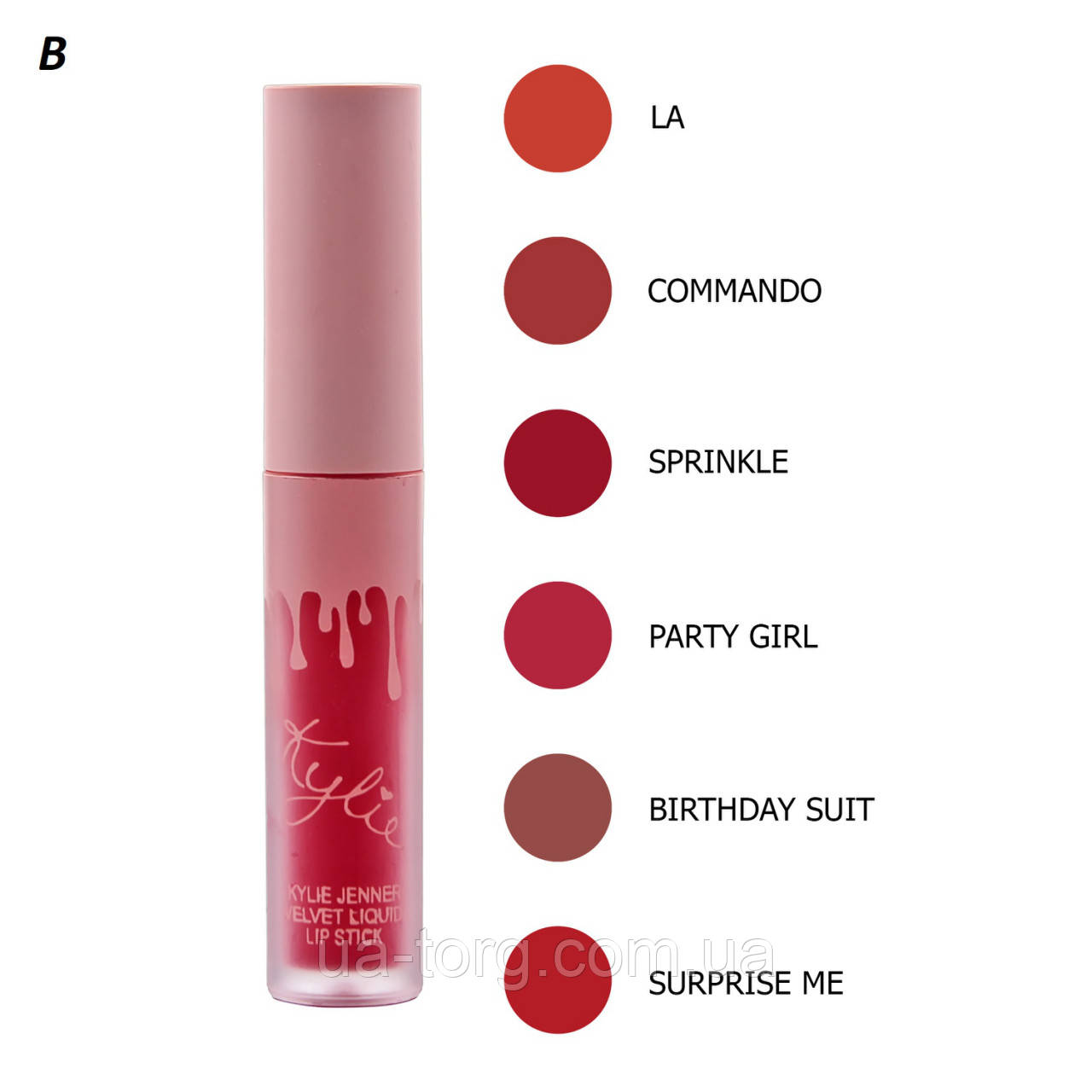 Набор жидких помад Kylie Jenner Matte Liquid Lipstick 6 в 1 - фото 2 - id-p587159486