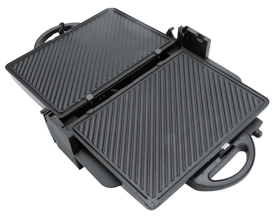 Електричний гриль Maestro MR-717 1900 Вт контактний з антипригарним покриттям, регулятором температури, індикаторами живлення, фото 1