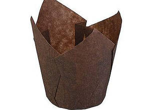 Паперова форма "Тюльпан коричневий" 10 шт.