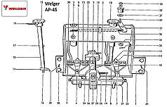 Зірочка Z-19 Welger 0308.26