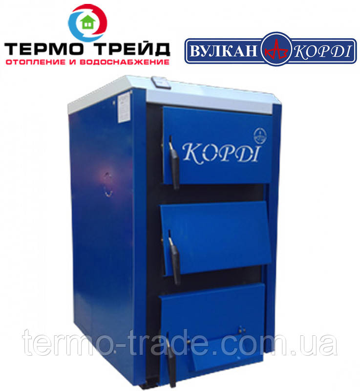 Твердопаливний котел Корді АТВ ЕТ 26-30 кВт — сталь 5 мм