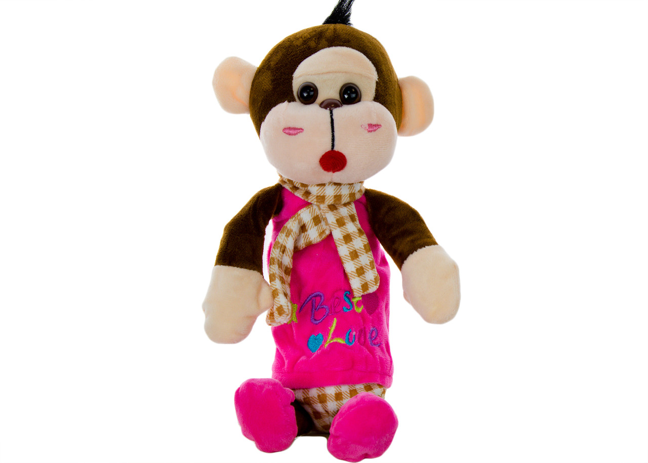 Підвіска на сумку BD-189-9 мавпочки рожева