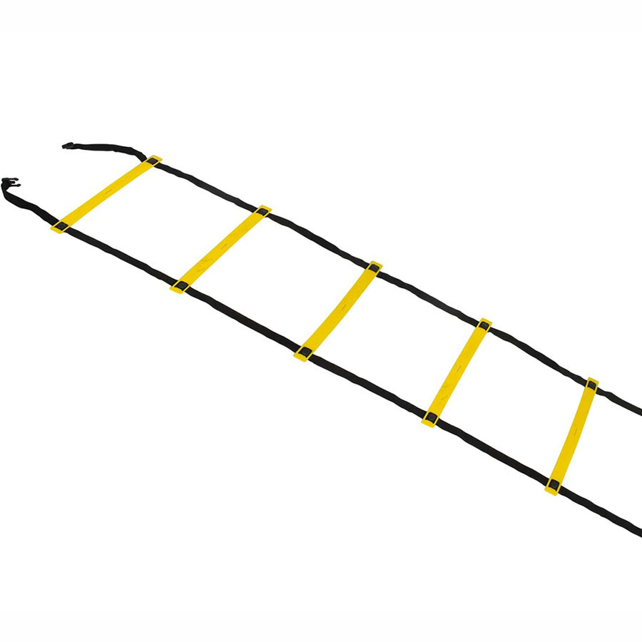Координаційна драбина SELECT Agility ladder — outdoors, жовт/чорн (14 щаблів, 6 м)