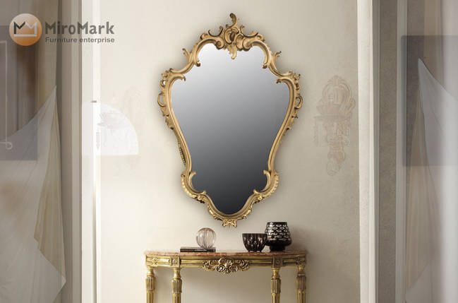 Дзеркало Ренесанс золото 950x640x50 мм ТМ "Міро-марк", фото 2
