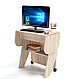 Стіл для ноутбука "Kombi Z3" 67/120х48/63х76 см. Колір на вибір, фото 4