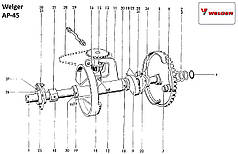 Запчасти Welger AP-45