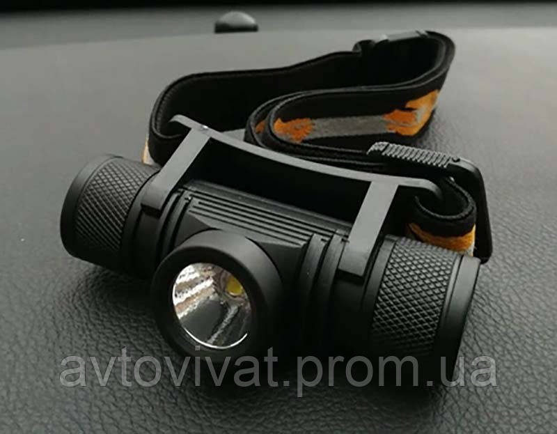 Фонарь Налобный Boruit D10 на Светодиоде Cree XM-L2 U2 6000К Фара ...