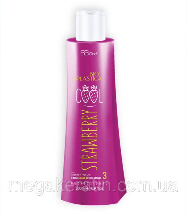 BIOPLASTICA  COOL STRAWBERRY Finish Leave In Treatment крок  3 500 мл BBONE