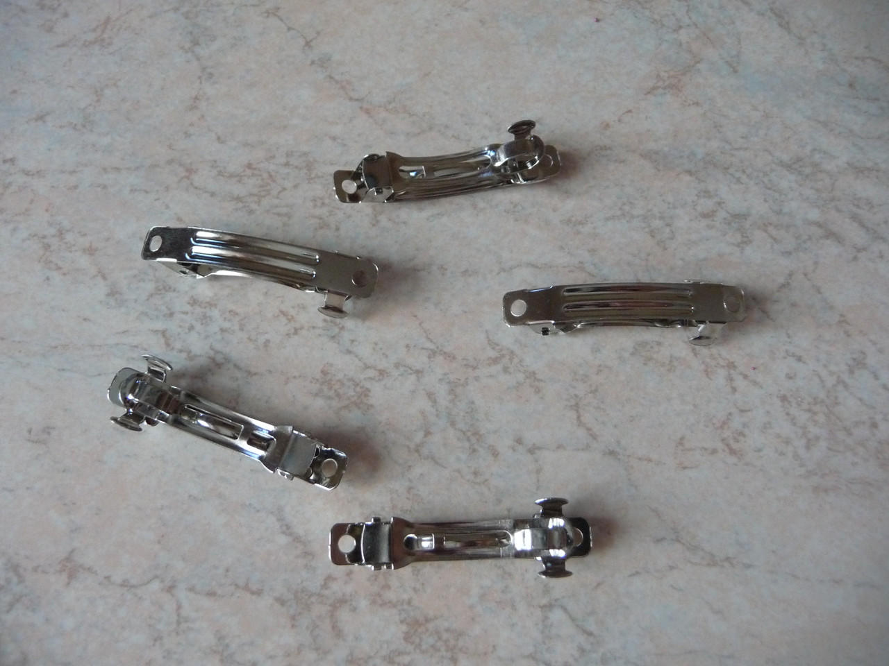 Заколка автомат 4 см однозахідний, фото 1