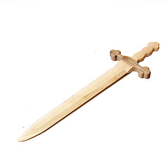 Дитячий дерев'яний меч лицарський 68 см
