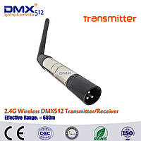 DMX512 Wireless Male XLR передатчик + приемник