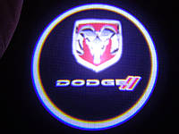 ЛАЗЕРНЫЙ ПРОЕКТОР ЛОГОТИПА В ДВЕРИ DODGE