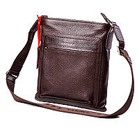 Мужская сумка кожаная коричневая Eminsa 6098-26-3