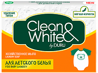 Хозяйственное мыло Duru Clean&White "Для детского белья" (4*120г.)