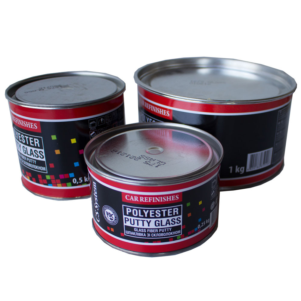 Шпаклівка зі скловолокном CS SYSTEM GLASS 1.8 кг