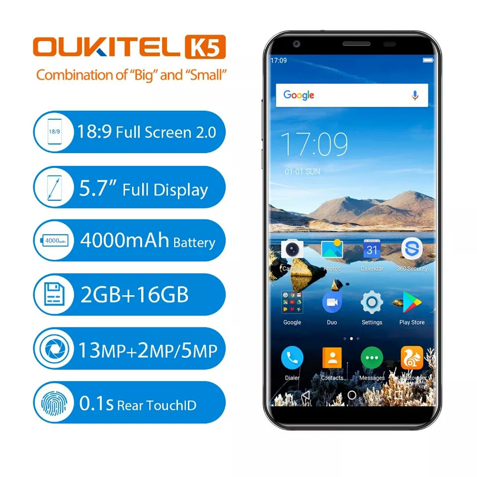 Oukitel K5 - Black - фото 2 - id-p671945156