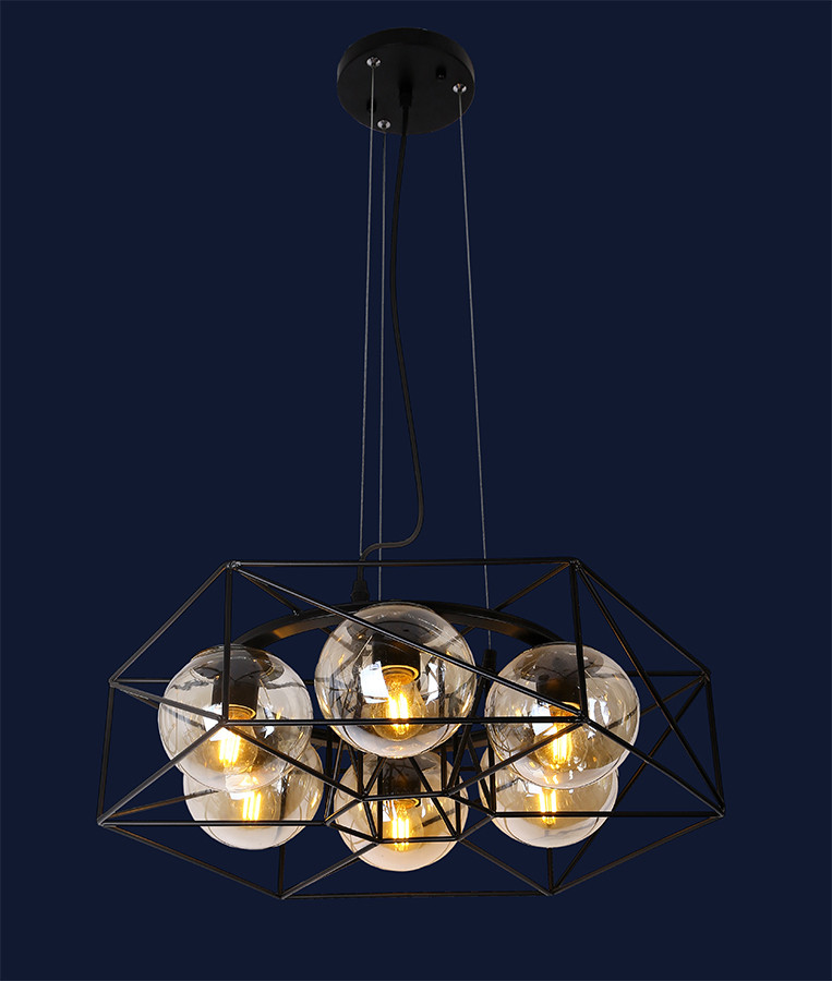 Люстри LOFT Levistella 761LJX06-6 BK
