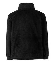 Дитяча флісова кофта на замку Full zip fleece kids 36 Чорний, 104