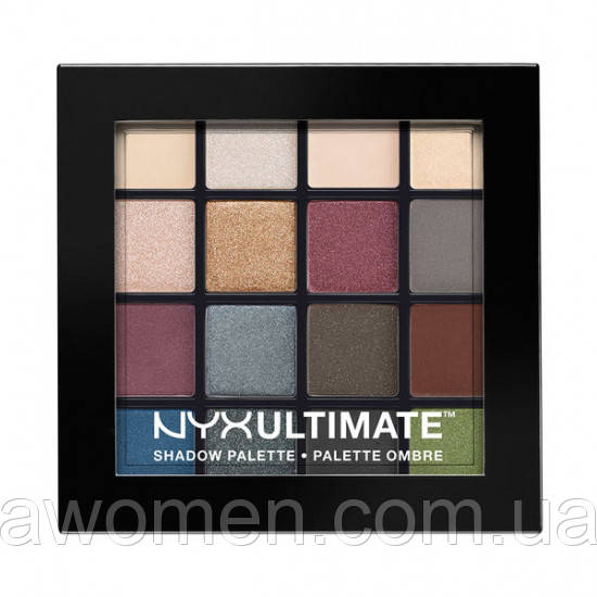 Тени NYX ULTIMATE SHADOW PALETTE SMOKEY & HIGHLIGHT - № 01