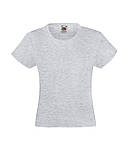 Дитяча футболка для дівчинки базова Valueweight, 100% бавовна, фото 2