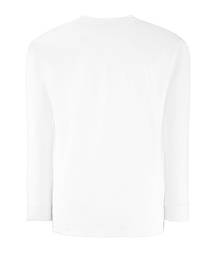 Футболка з довгим рукавом дитяча лонгслів 30 Білий, 104