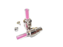 Ковпачки, що світяться, на диски стовпчик червоного кольору, 2 штуки