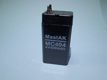 Акумулятор MastAK МС404 (4V 0,4 Ah)