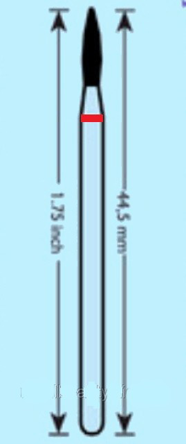 Насадка на фрезер алмазна мала полум'я 018, фото 1