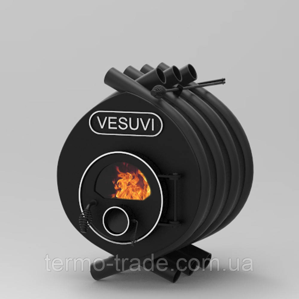 Піч Булерьян Vesuvi (Везувій) classic зі склом Тип 02, 18 кВт