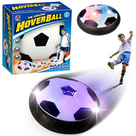 Футбольний мяч для дому з підствіткою HoverBall (ховербол) чорний, фото 1
