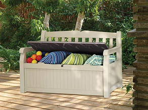 Лава-скриня садова пластикова KETER EDEN GARDEN BENCH 265 л, фото 3