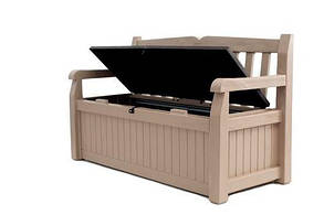 Лава-скриня садова пластикова KETER EDEN GARDEN BENCH 265 л, фото 4