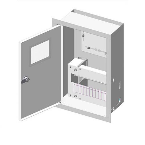 Корпус обліку і розподілу ЯУР-1В-12Э економ 275х395х90 IP31 12 групи Билмакс