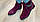 Жіночі демісезонні черевики ланцюга натуральна замша бордо, фото 7