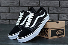 Чоловічі кеди Vans Old Skool BW, чоловічі кеди, ванс . ТОП Репліка ААА класу., фото 2