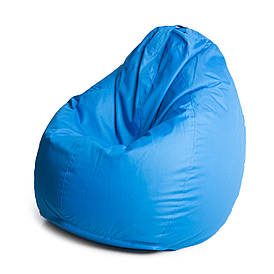 Крісло мішок груша з внутрішнім чохлом <unk> Тканина Oxford L (Висота 90 см, ширина 60 см), Блакитний