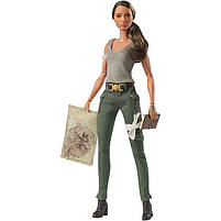 Колекційна лялька Барбі Лара Крофт Barbie Signature Tomb Raider FJH53, фото 6