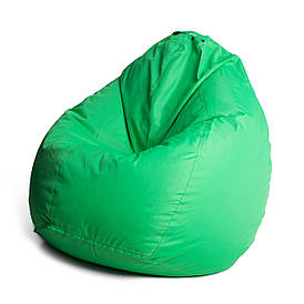 Крісло мішок груша з внутрішнім чохлом <unk> Тканина Oxford L (Висота 90 см, ширина 60 см), Ірландський зелений