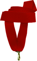 Лента для медали "красная" 15 мм