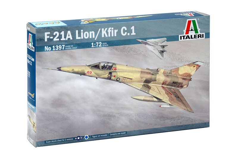F-21A LION/KFIR C.1. 1/72 ITALERI 1397