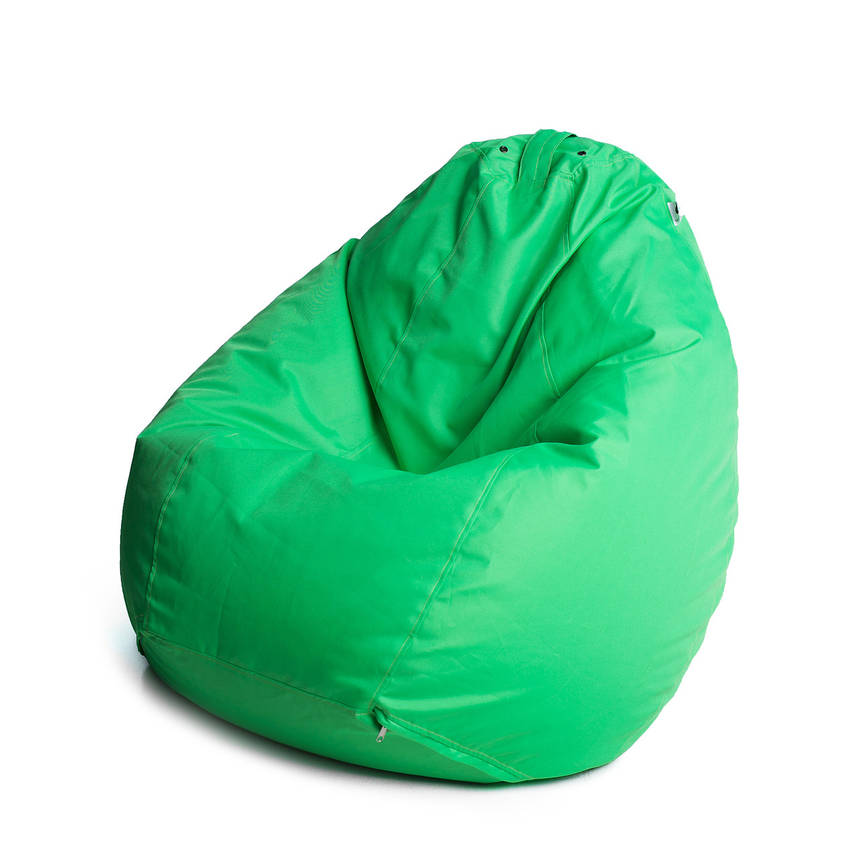 Крісло мішок груша з внутрішнім чохлом <unk> Тканина Oxford XL (Висота 110 см, ширина 80 см), Ірландський зелений, фото 2