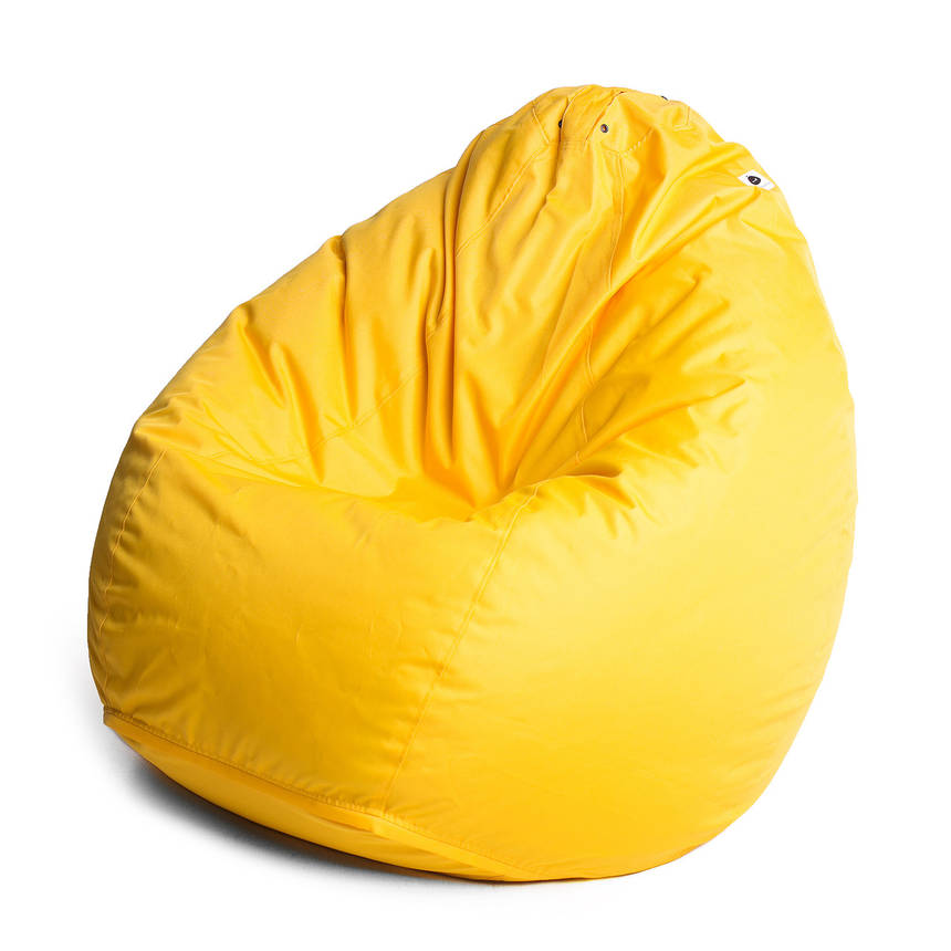 Крісло мішок груша з внутрішнім чохлом <unk> Тканина Oxford XXL (Висота 130 см, ширина 90 см), Жовтий, фото 2