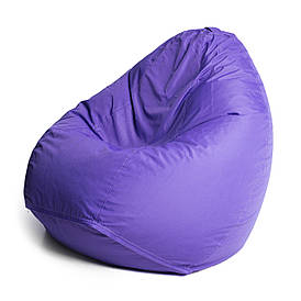 Крісло мішок груша з внутрішнім чохлом <unk> Тканина Oxford XXL (Висота 130 см, ширина 90 см), Фіолетовий