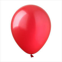 Кулька повітряна металік червоний, 26 см.
