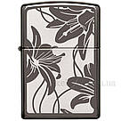 Запальничка Zippo 29426 Lily Black Ice чорна 29426, фото 4