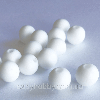 9мм (біла) кругла, силіконова намистина, фото 2